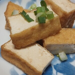 簡単！レンジにかけるだけの厚揚げ